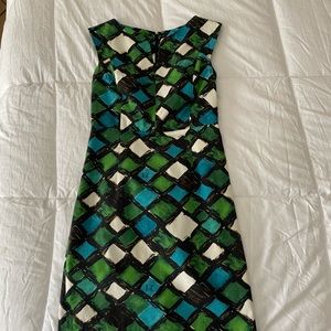patterned milly dress